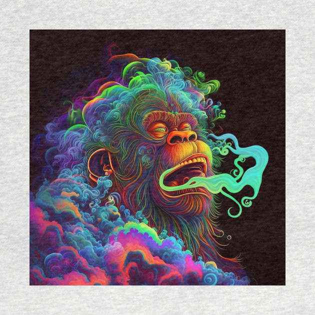 Clouded monkey by wumples